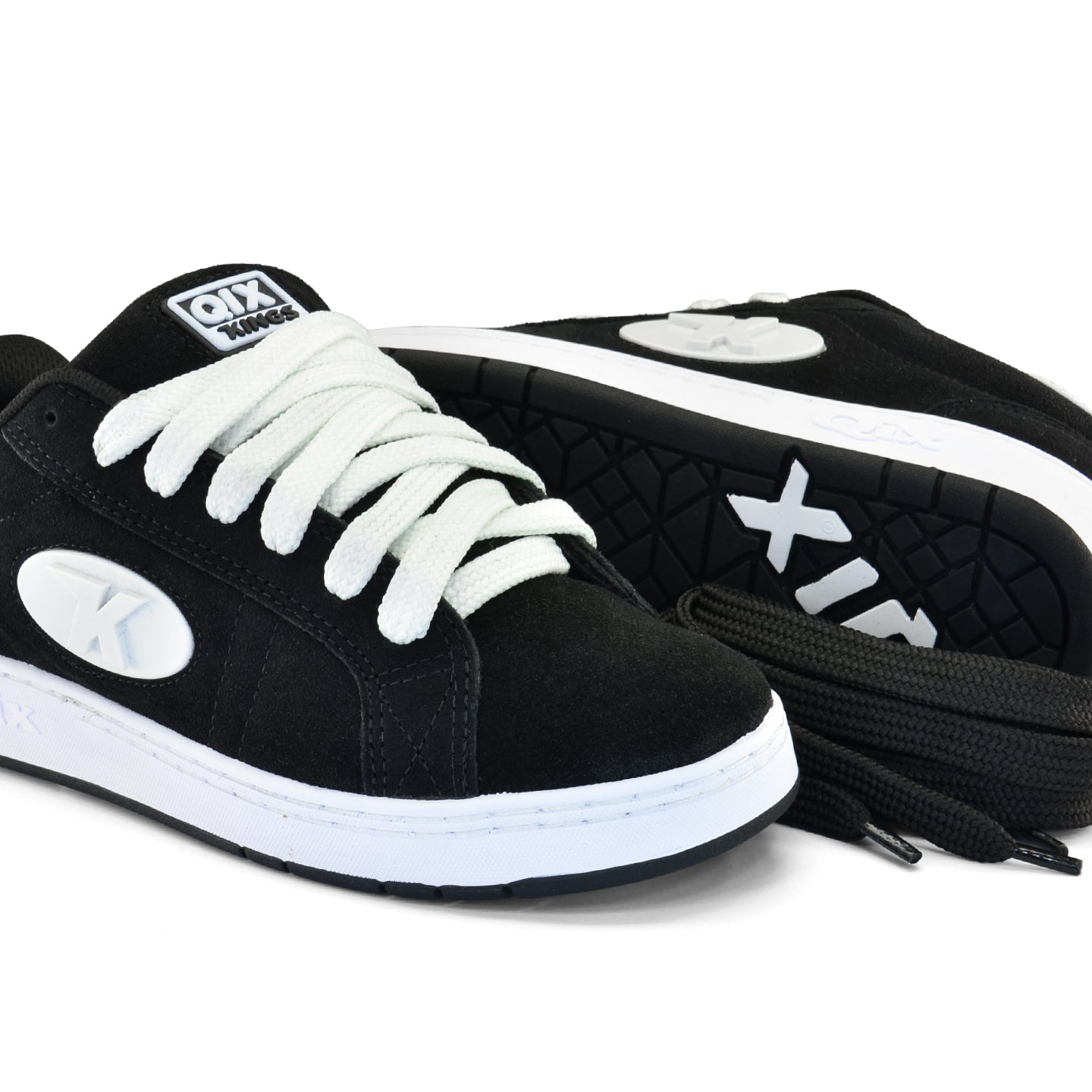 Tênis Qix and Kings Combat Suede Heart Pack Preto