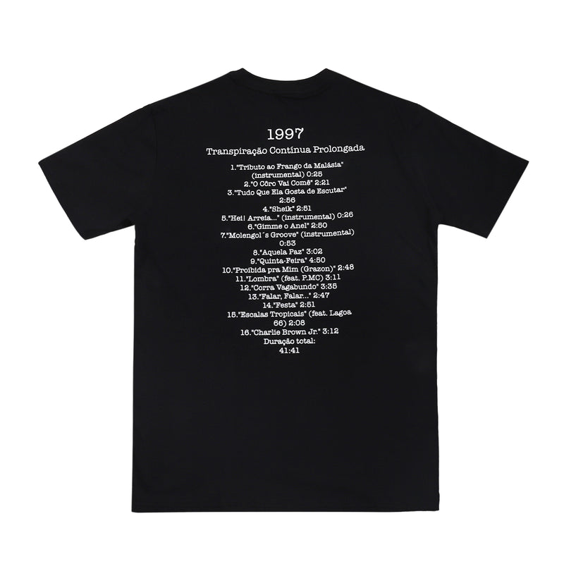Camiseta Charlie Brown Jr Transpiração Contínua Prolongada - Discografia