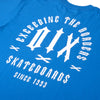 CAMISETA QIX SKATE BOARDS SINCE 1993 ROYAL