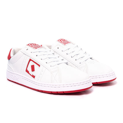 TÊNIS QIX SKATE COMBAT RETRÔ BRANCO E VERMELHO