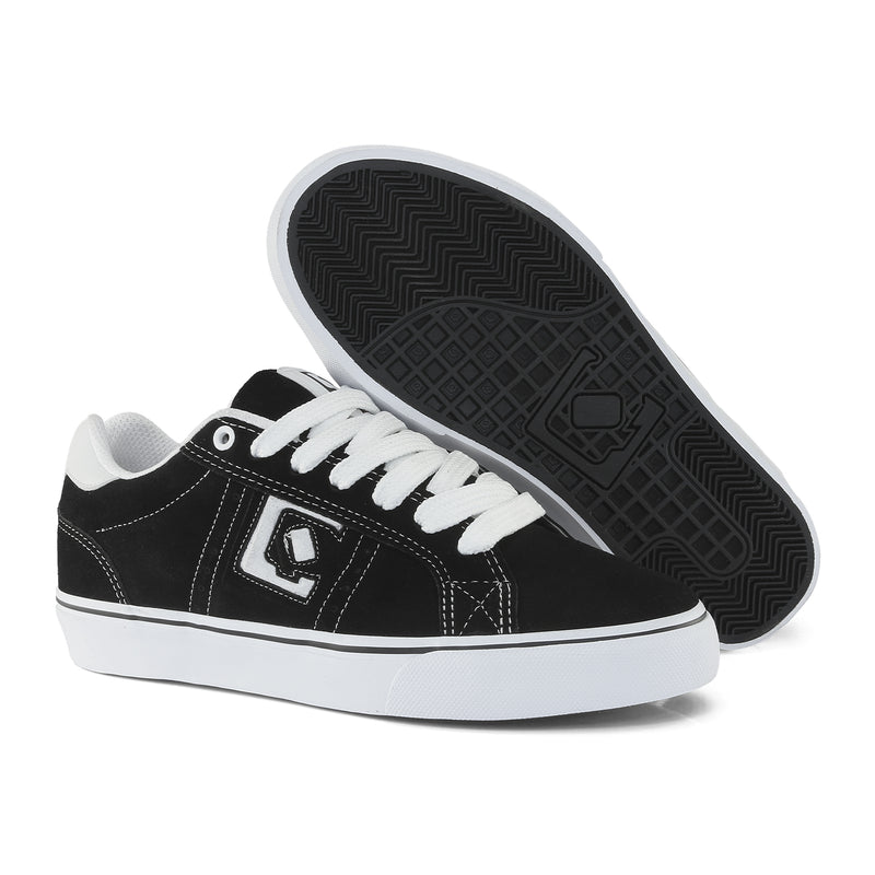 Tênis QIX Combat Suede Vulk Branco e Preto