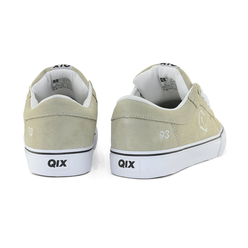 Tênis QIX 93 Ninety Three Vulcan 07 Bege e Branco