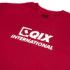 CAMISETA QIX T-SHIRT SIMPLE VERMELHA