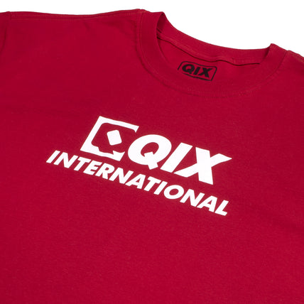CAMISETA QIX T-SHIRT SIMPLE VERMELHA