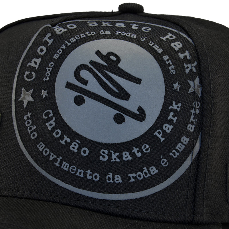 Boné Snapback Chorão Sunset House Black